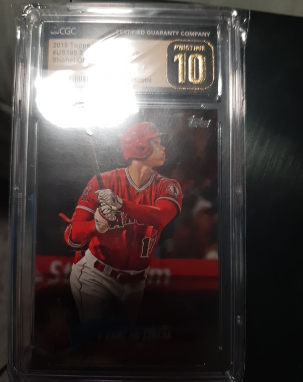 2018 Topps #US189 Shohei Ohtani — front
