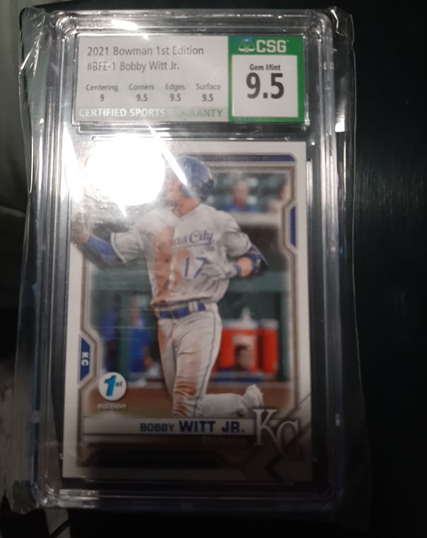 2021 Bowman 1st Edition #BFE-1 Bobby Witt Jr. — front