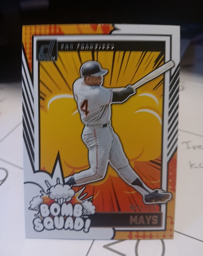 2024 Donruss Bomb Squad #20 Willie Mays — front