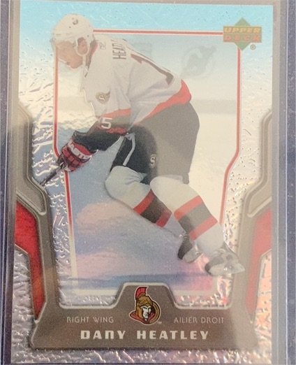 2007-08 Upper Deck McDonald's #18 Dany Heatley — front