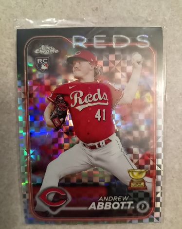 2024 Topps Chrome #154 Andrew Abbott — front