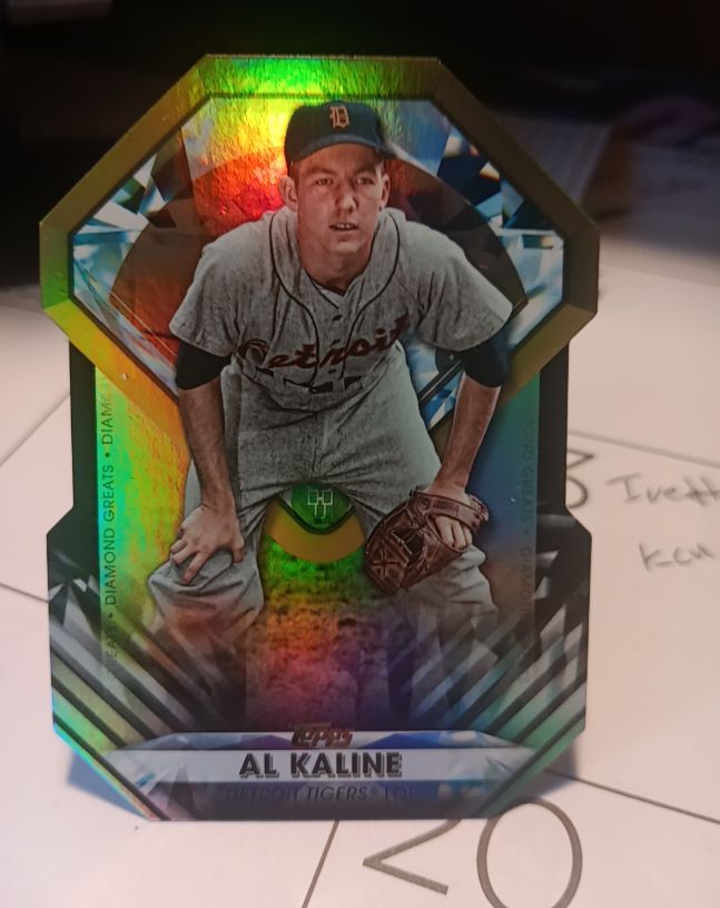 2022 Topps Update Series Diamond Greats Die-Cuts #DGDC-60 Al Kaline — front