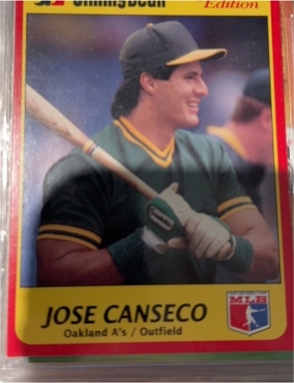 1991 Jimmy Dean Signature Edition #19 Jose Canseco — front