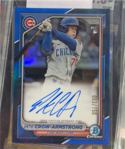 2024 Bowman Chrome #85 Pete Crow-Armstrong — front