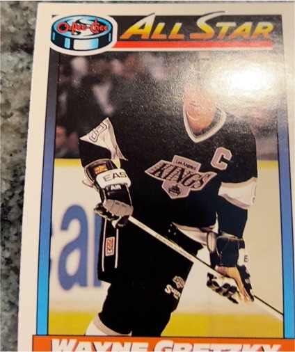 1991-92 O-Pee-Chee #258 Wayne Gretzky All Star Los Angeles Kings — front