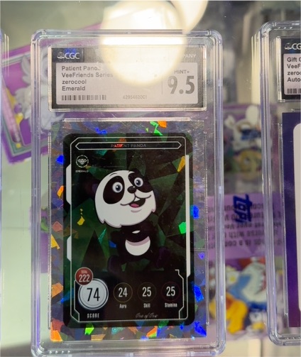 2022 VeeFriends Series 2 Patient Panda Zerocool Emerald — front