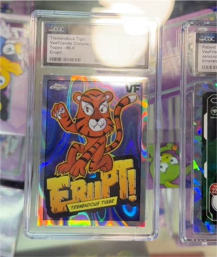 2025 Topps Chrome VeeFriends #E-9 Tremendous Tiger — front