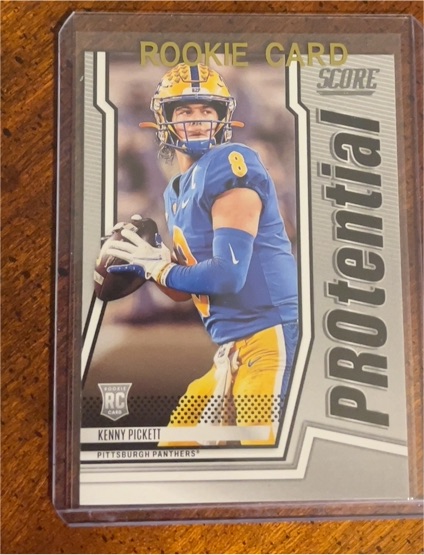 2022 Panini Score PROtential #P-KP Kenny Pickett Rookie Card — front