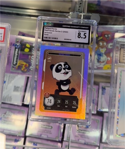 2022 VeeFriends Series 2 #222 Patient Panda Zerocool Gold — front