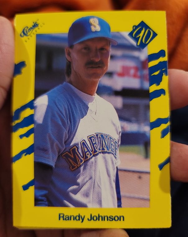 1990 Classic Yellow #T22 Randy Johnson — front