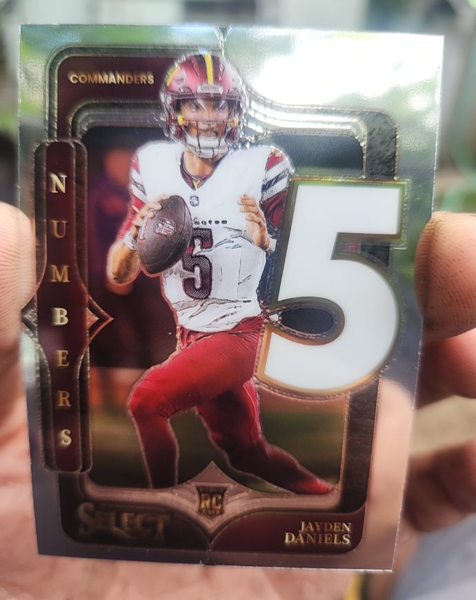 2024 Panini Select Numbers #23 Jayden Daniels — front