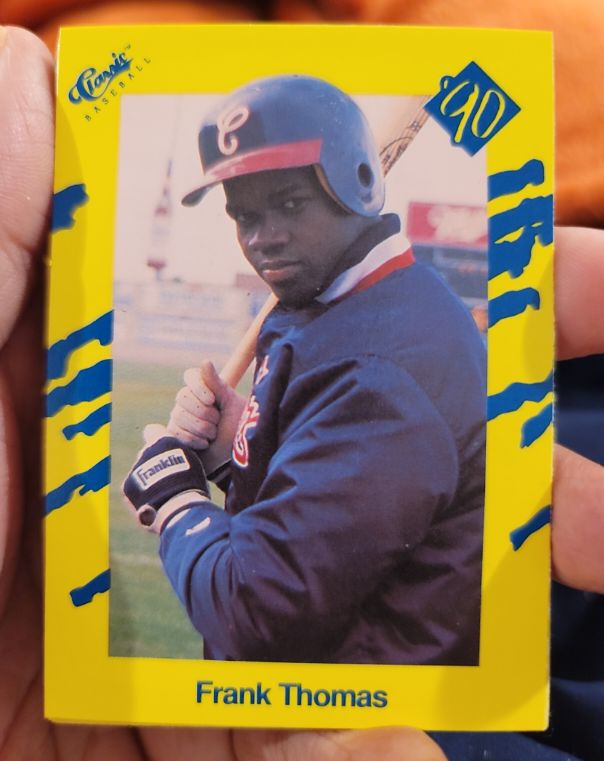 1990 Classic Yellow #T93 Frank Thomas — front