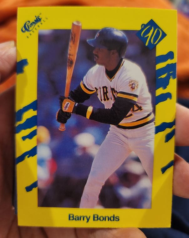 1990 Classic Yellow #T68 Barry Bonds — front