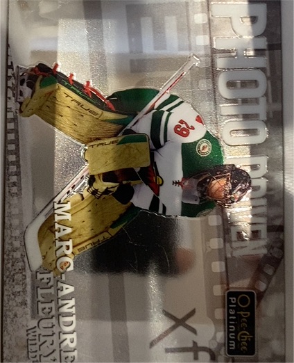 2022-23 O-Pee-Chee Platinum Photo Driven #PD-10 Marc-Andre Fleury — front