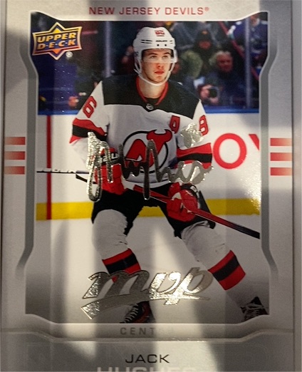 2024-25 Upper Deck MVP 10th Anniversary Silver Script #MR-4 Jack Hughes — front