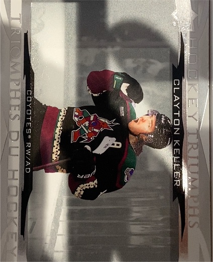 2023-24 Upper Deck Tim Hortons Hockey Triumphs #HT-16 Clayton Keller — front