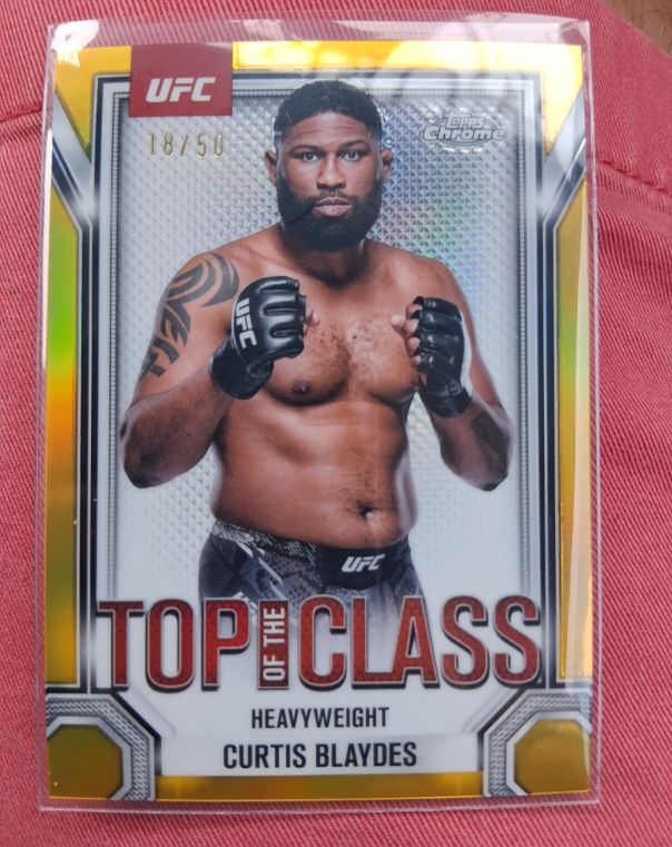 2025 Topps Chrome UFC Top of the Class #TTC-13 Curtis Blaydes — front