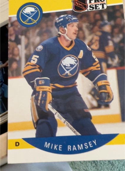 1990-91 Pro Set #28 Mike Ramsey — front