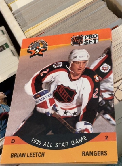 1990-91 Pro Set #373 Brian Leetch — front