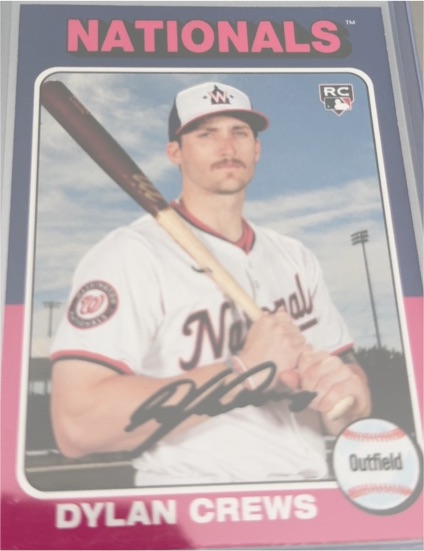 2025 Topps Heritage #H25-24 Dylan Crews — front