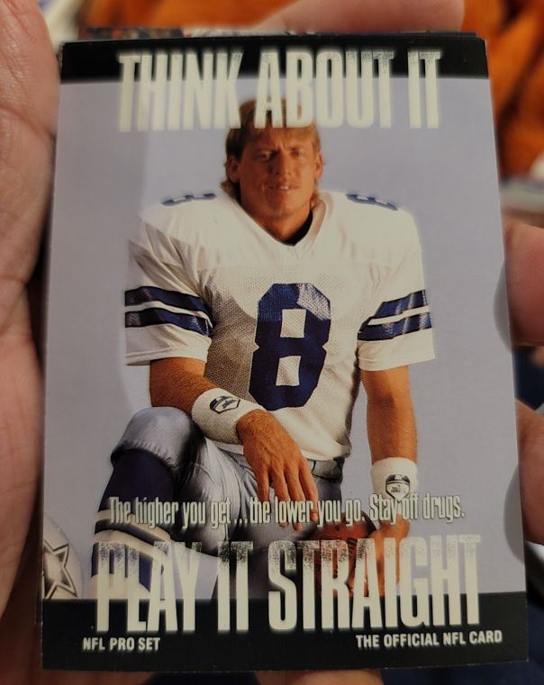 1991 Pro Set #372 Troy Aikman — front