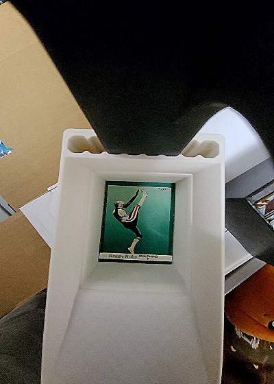 1990 Unknown Renée Ruby Gymnastics Card — front