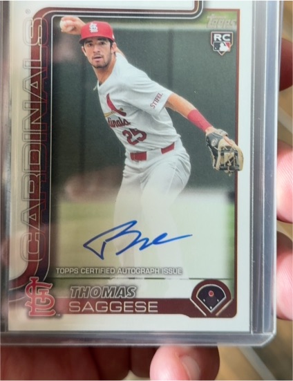 2025 Topps Series 2 #97 Thomas Saggese — front