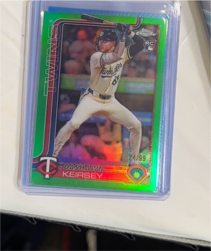 2025 Topps Series 2 #605 DaShawn Keirsey — front