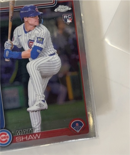 2025 Topps Chrome #219 Matt Shaw — front