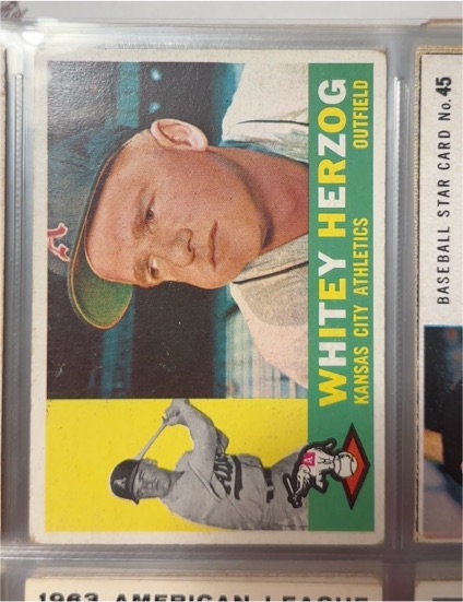 1960 Topps #92 Whitey Herzog — front