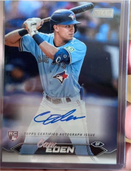 2024 Topps Stadium Club #SCBA-CED Cam Eden — front