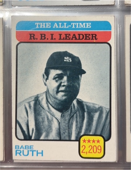 1973 Topps #474 Babe Ruth — front