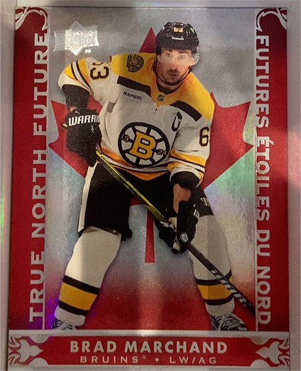 2024-25 Upper Deck Tim Hortons True North Future #TN-3 Brad Marchand — front