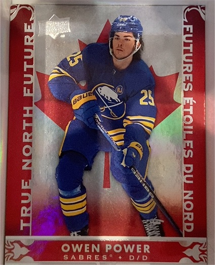2024-25 Upper Deck Tim Hortons True North Future #TN-14 Owen Power — front