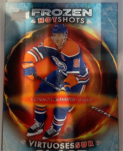 2024-25 Upper Deck Tim Hortons #FH-18 Connor McDavid Frozen Hot Shots — front