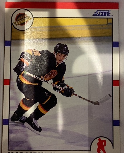 1990-91 Score #123 Igor Larionov — front