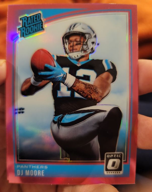2018 Donruss Optic #166 DJ Moore — front
