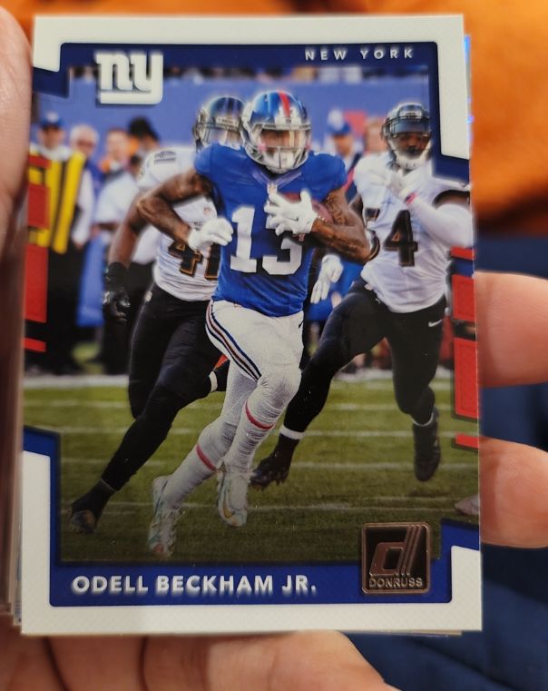 2017 Donruss #247 Odell Beckham Jr. — front