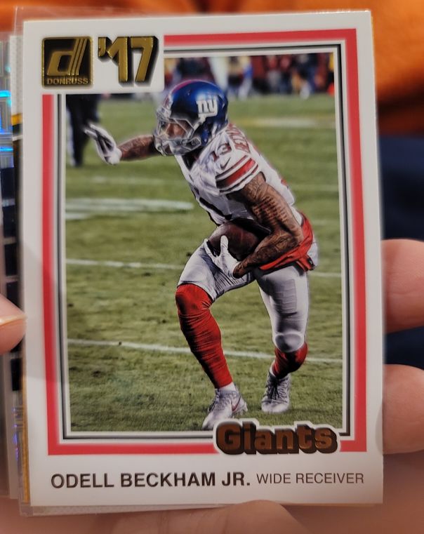 2017 Donruss #13 Odell Beckham Jr. — front