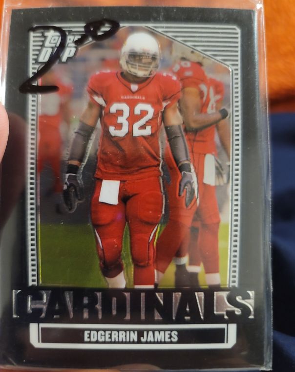 2007 Topps Draft Picks & Prospects Chrome Black #17 Edgerrin James — front