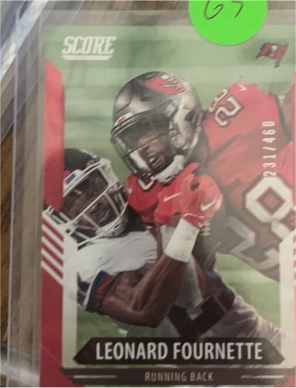 2021 Panini Score #13 Leonard Fournette — front