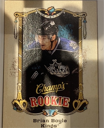 2008-09 Upper Deck Champ's #158 Brian Boyle — front