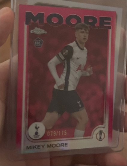 2024-25 Topps Chrome UEFA Club Competitions #199 Mikey Moore — front