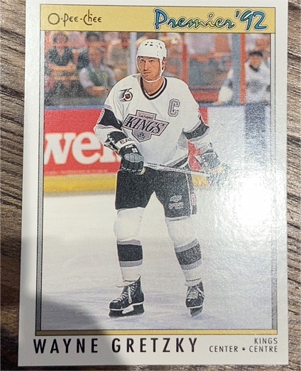 1991-92 O-Pee-Chee Premier #3 Wayne Gretzky — front
