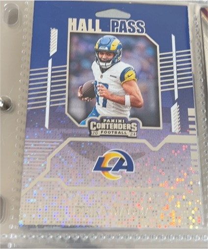 2024 Panini Contenders Hall Pass #18 Puka Nacua — front