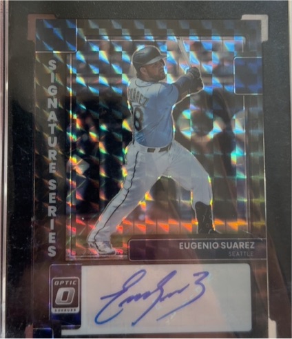 2022 Donruss Signature Series #SS-EZ Eugenio Suarez — front