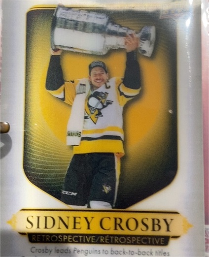 2024-25 Upper Deck Tim Hortons #SC-8 Sidney Crosby Retrospective — front