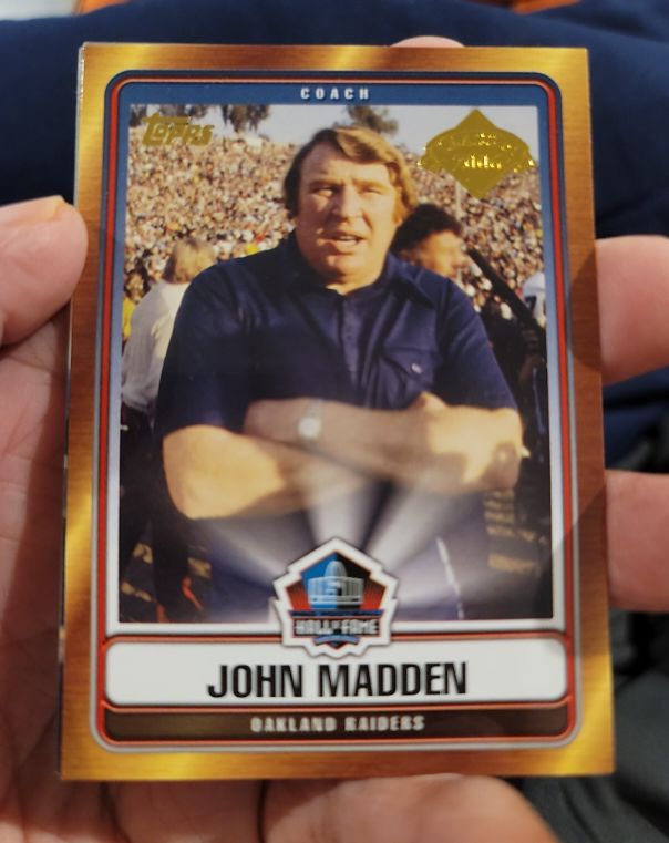 2006 Topps Hall of Fame Tribute #HOFT-JM John Madden — front