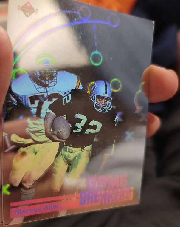 1991 Upper Deck Game Breakers #GB9 Marcus Allen — front