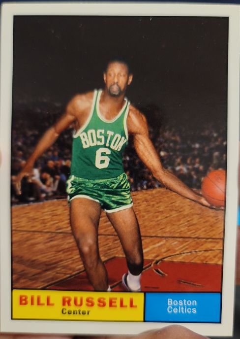 2007-08 Topps #BR61 Bill Russell — front